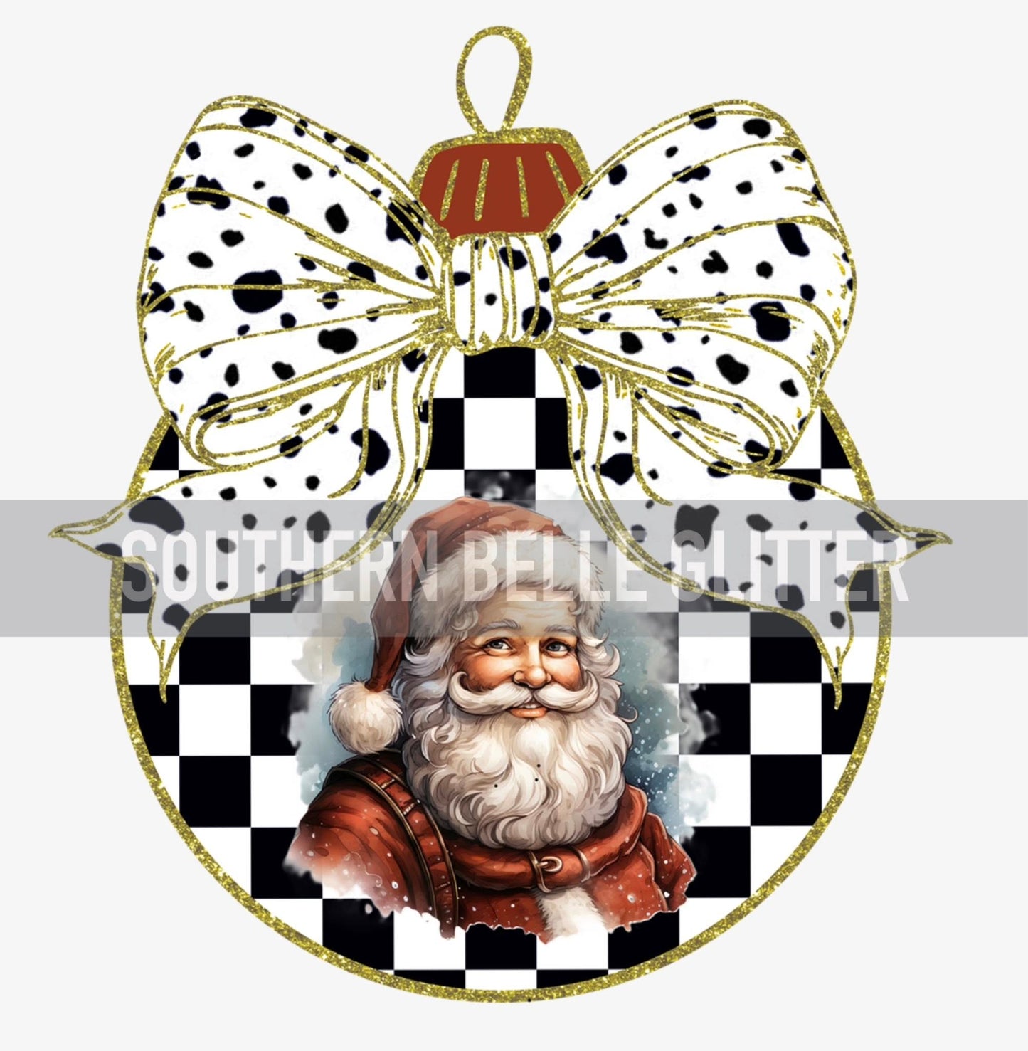 Santa Ornament A