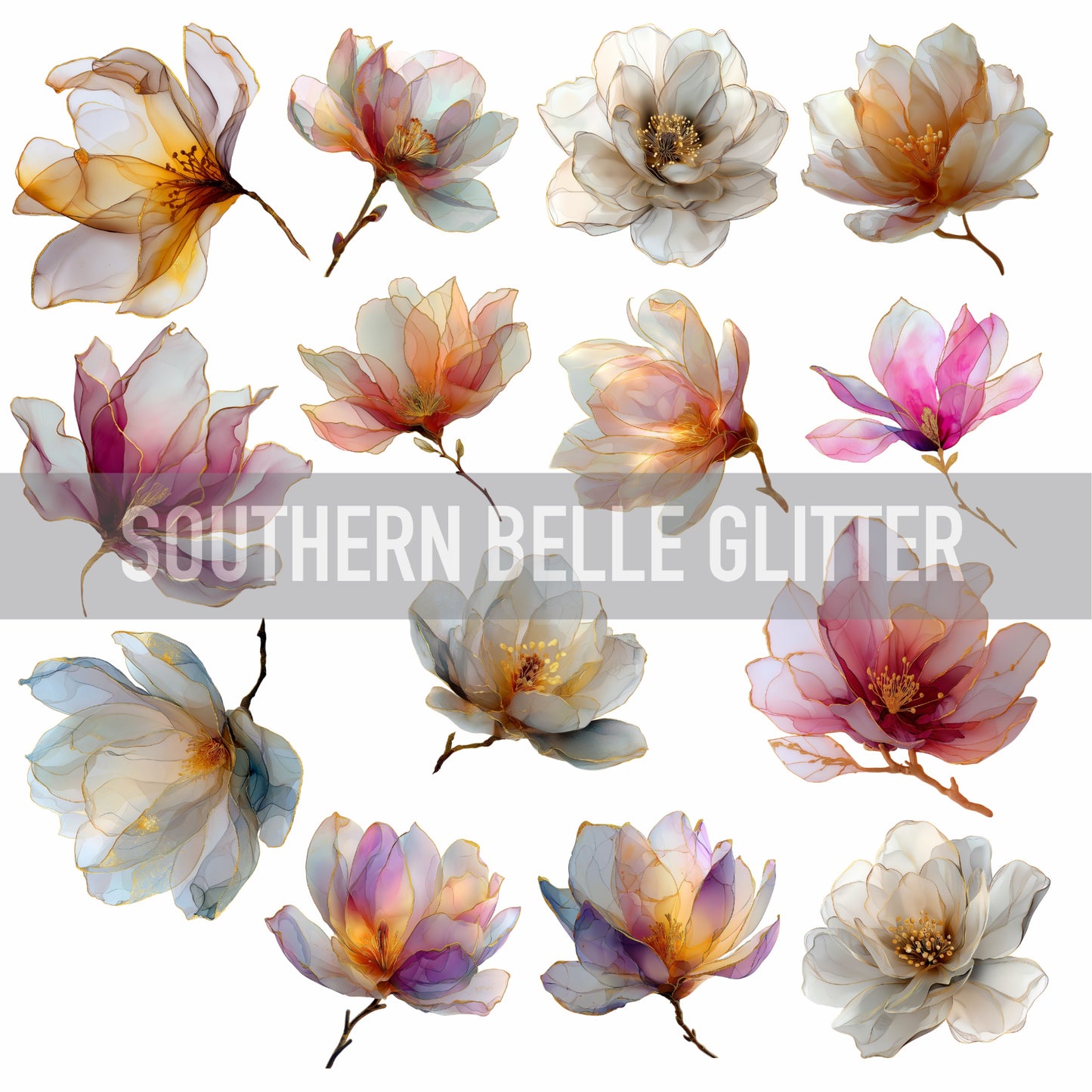 Abstract Magnolias