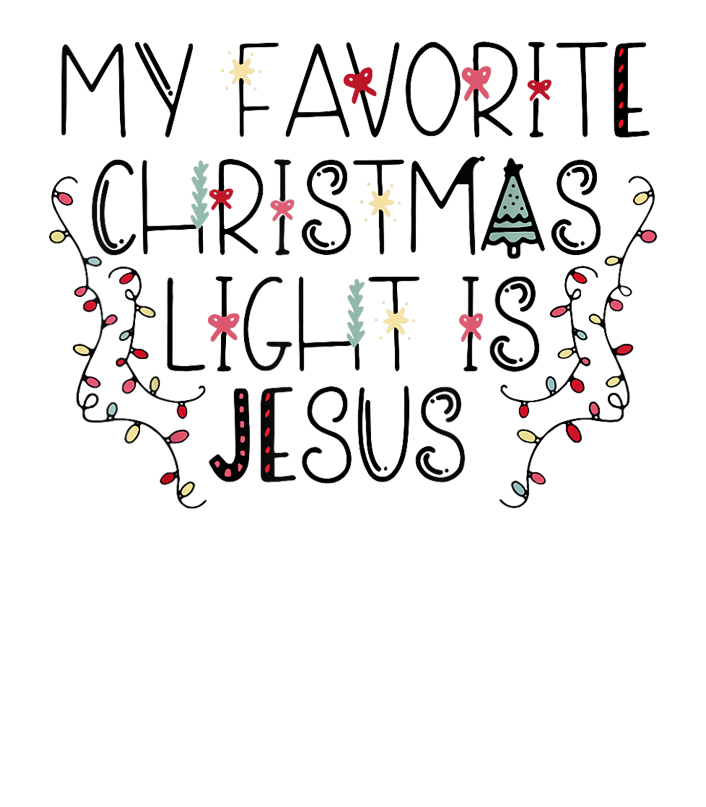 My Favorite Christmas Light is Jesus