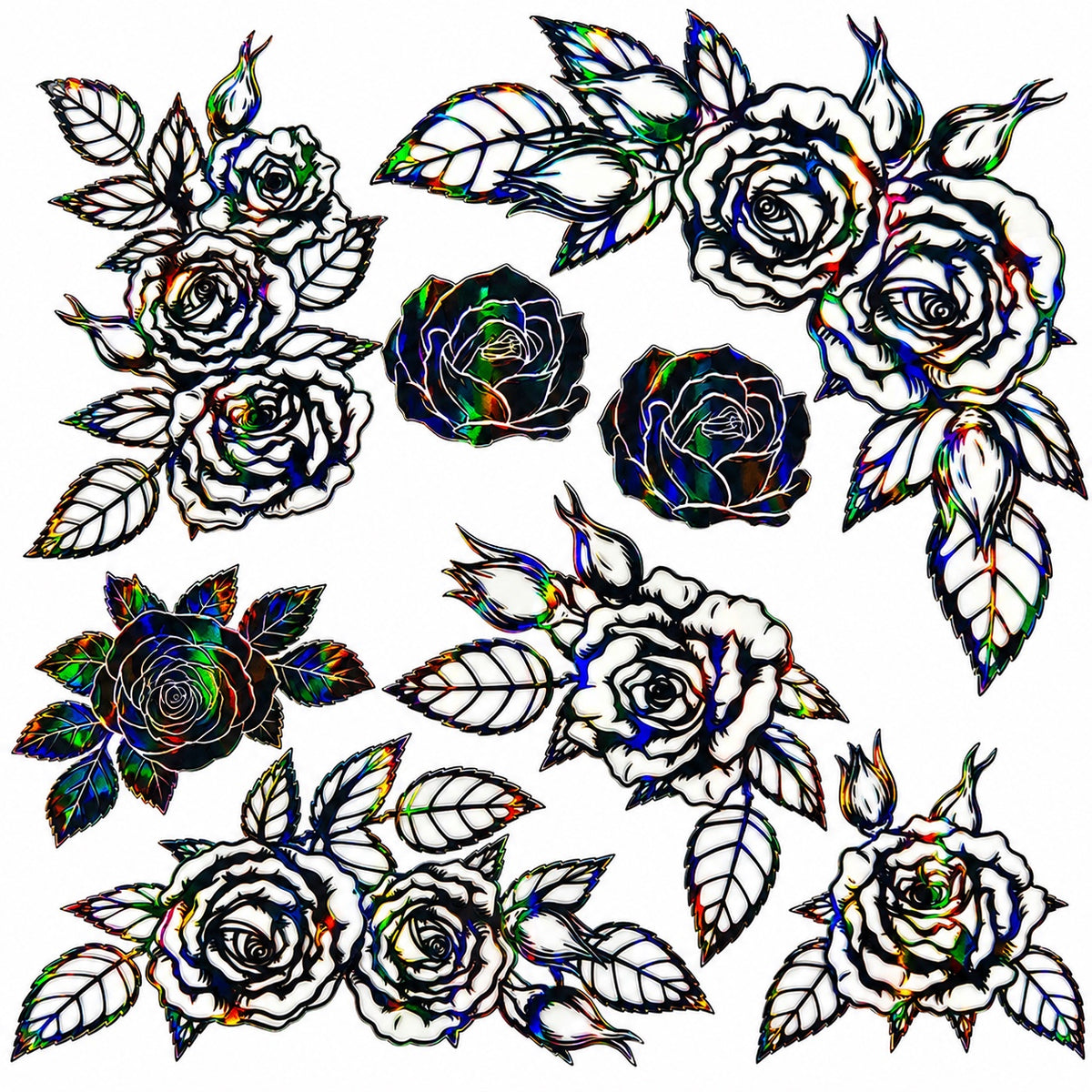 Black Holographic Roses