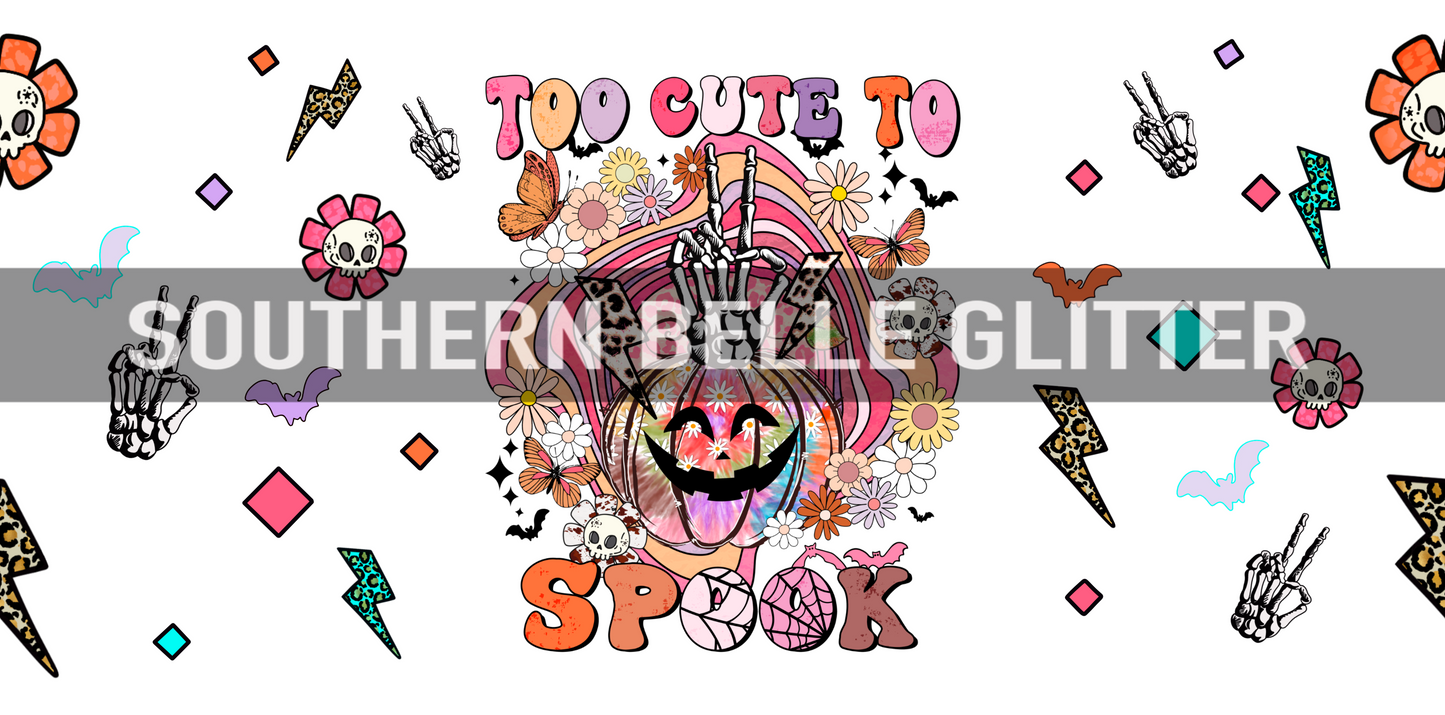 16oz Pumpkin Too Cute to Spook Wrap