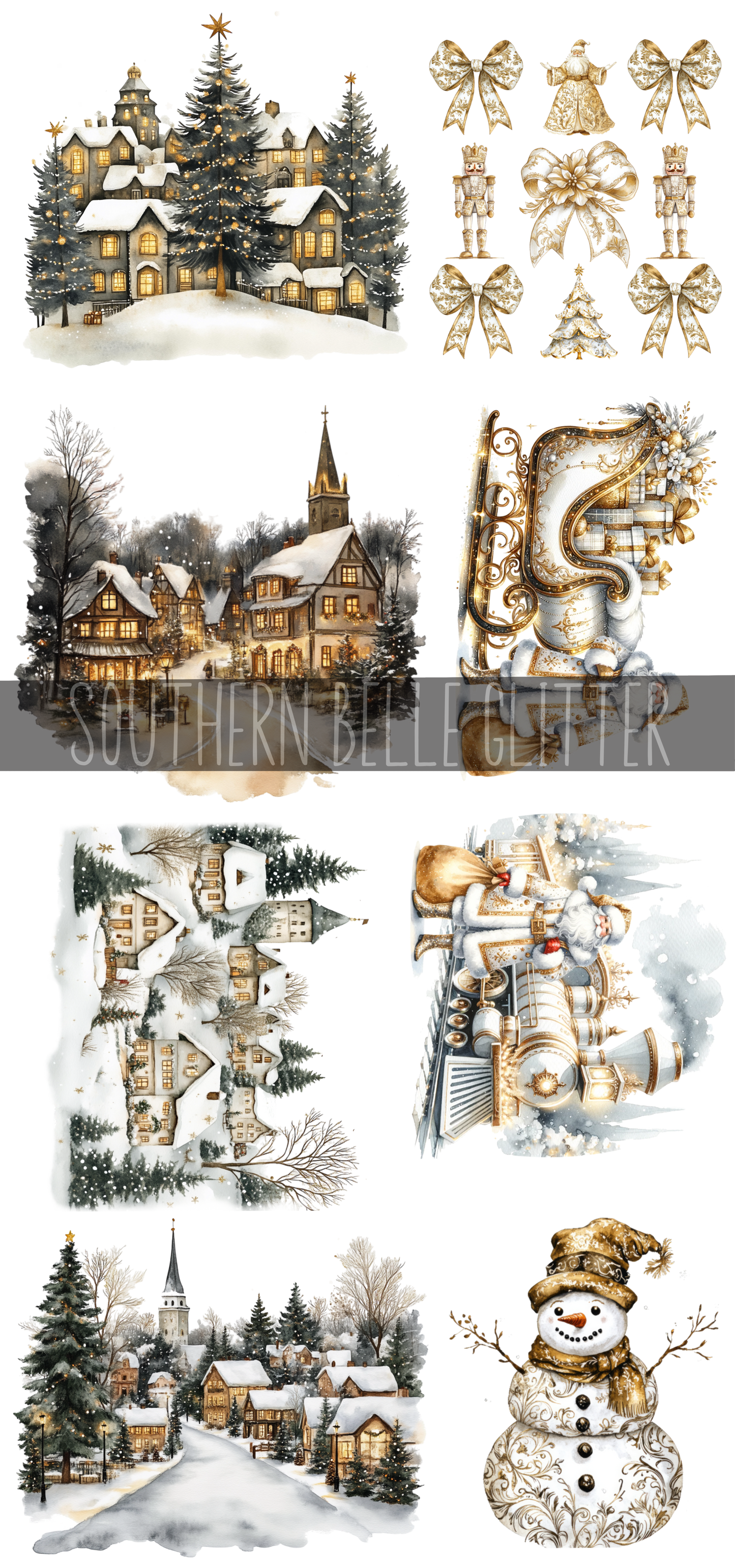 White/Gold Christmas