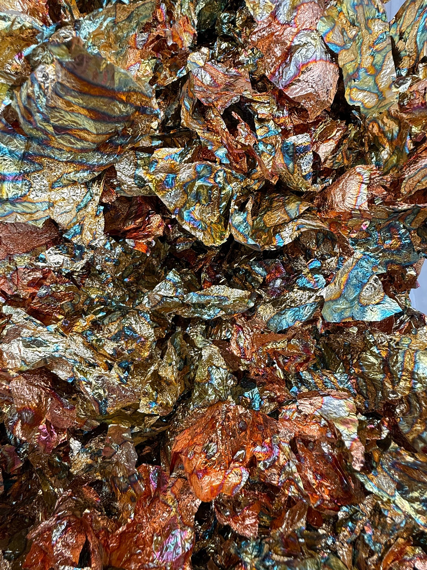 Gold/ Copper Lg. Foil Flake