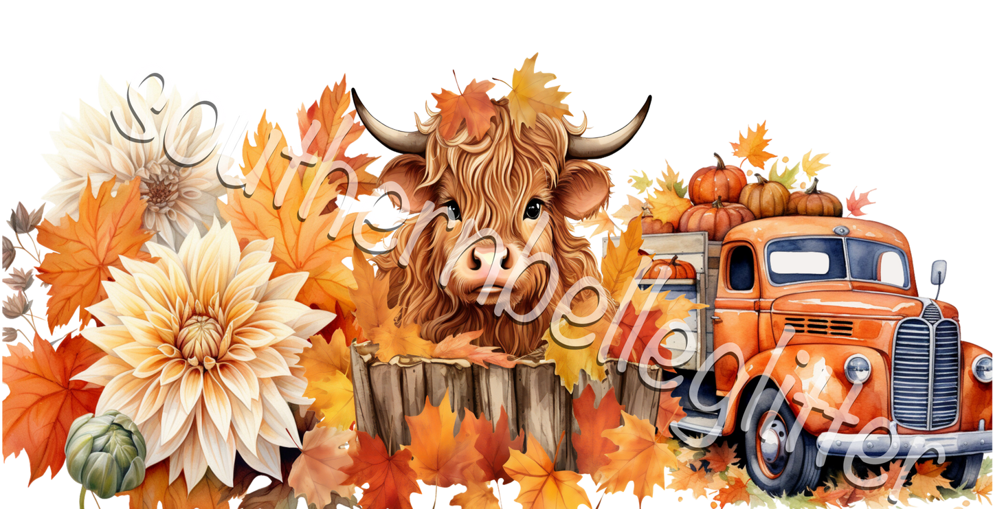 16oz Libby Fall Truck Wrap