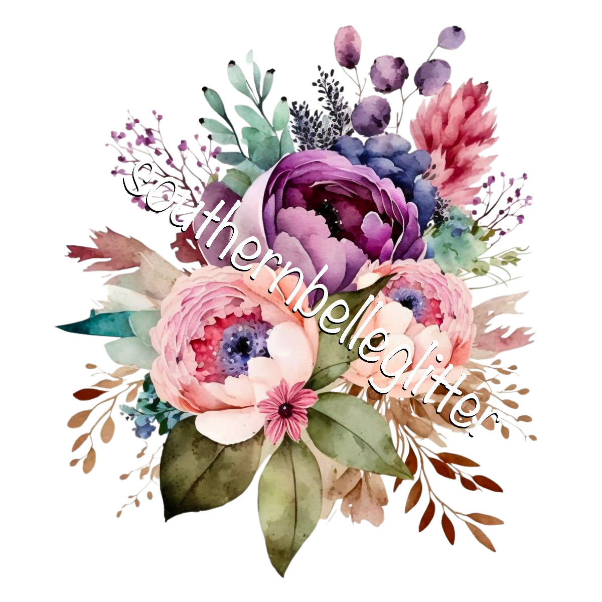 Lavender/Light Pink Floral