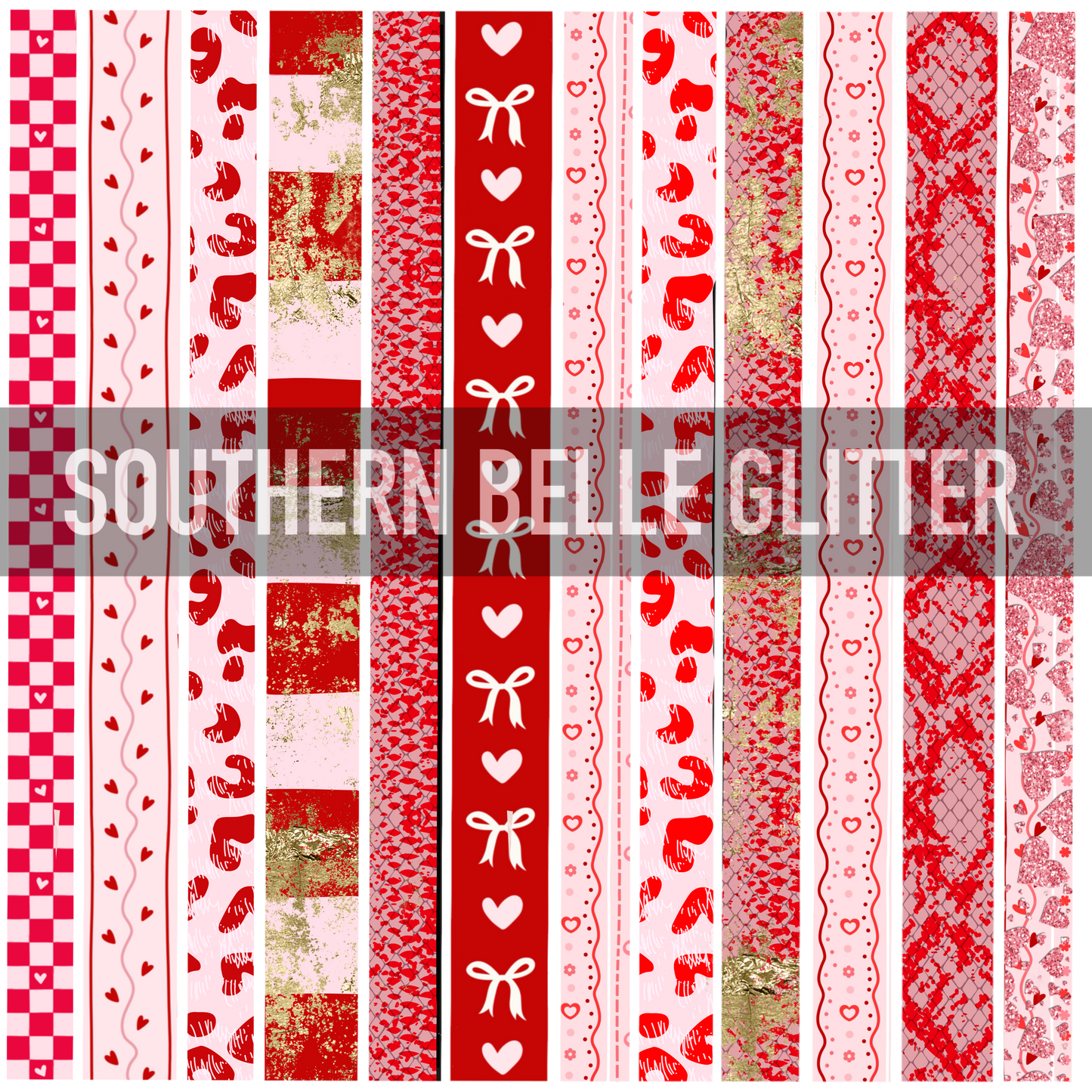 Valentine Bows 10x10