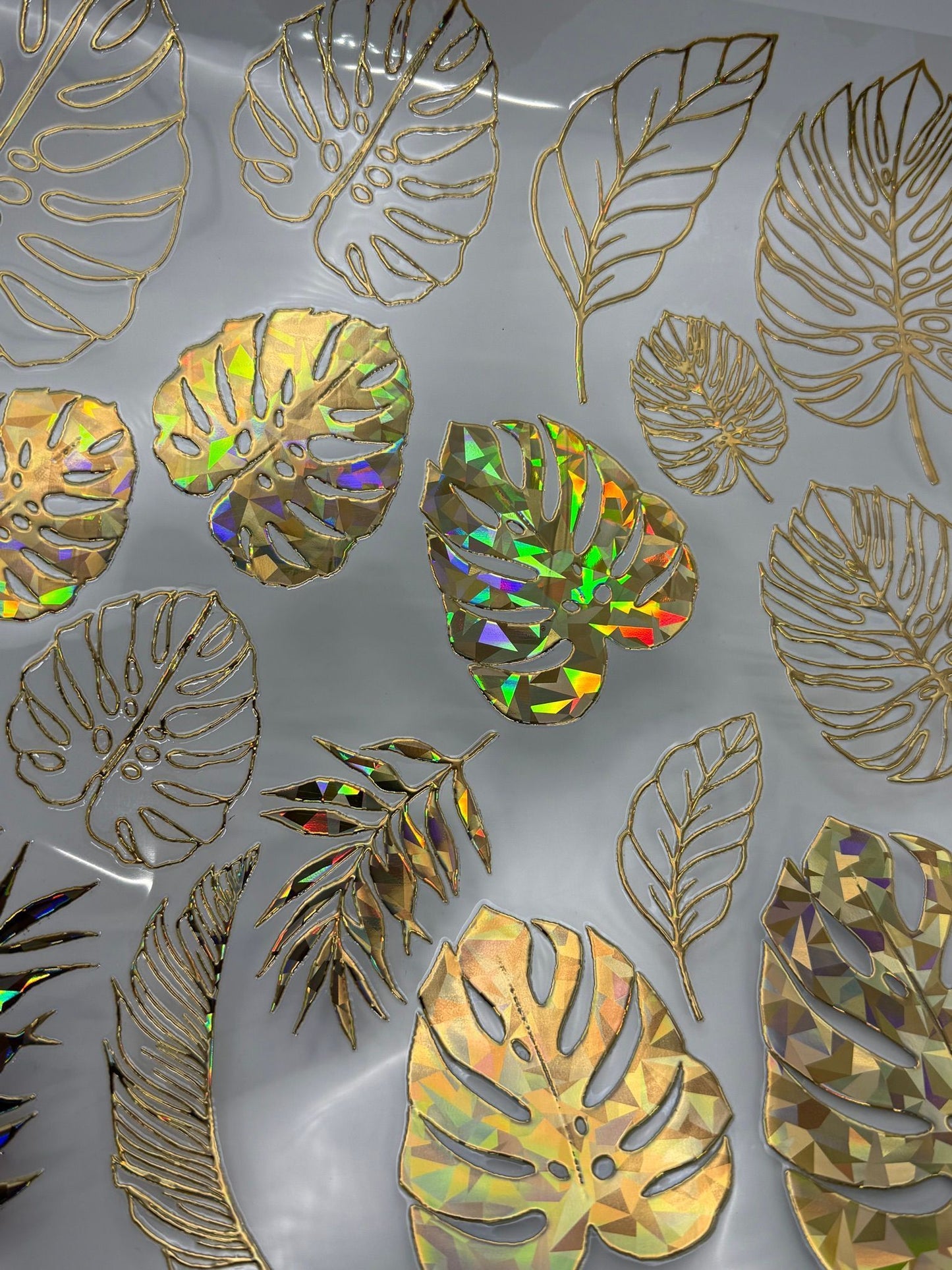 Holo Gold Monstera