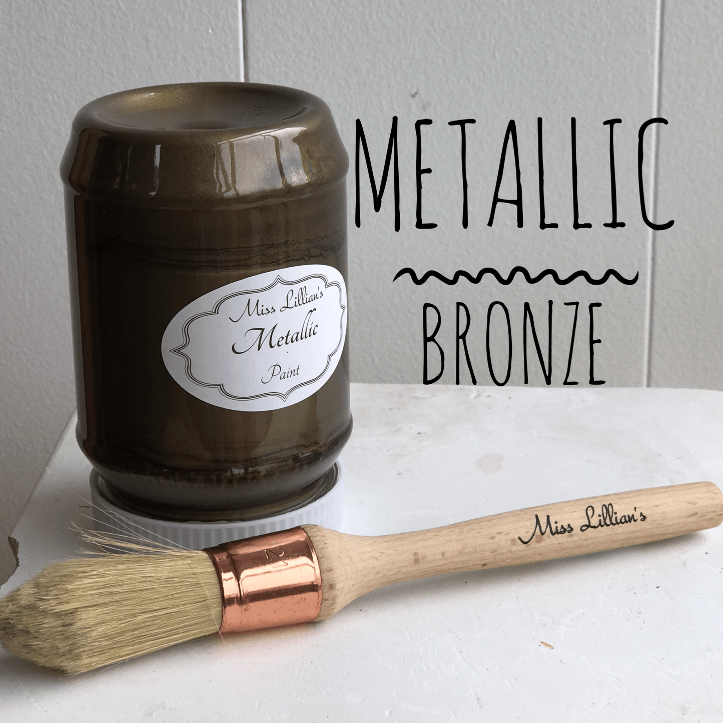 Miss Lillian's Metallic-Bronze