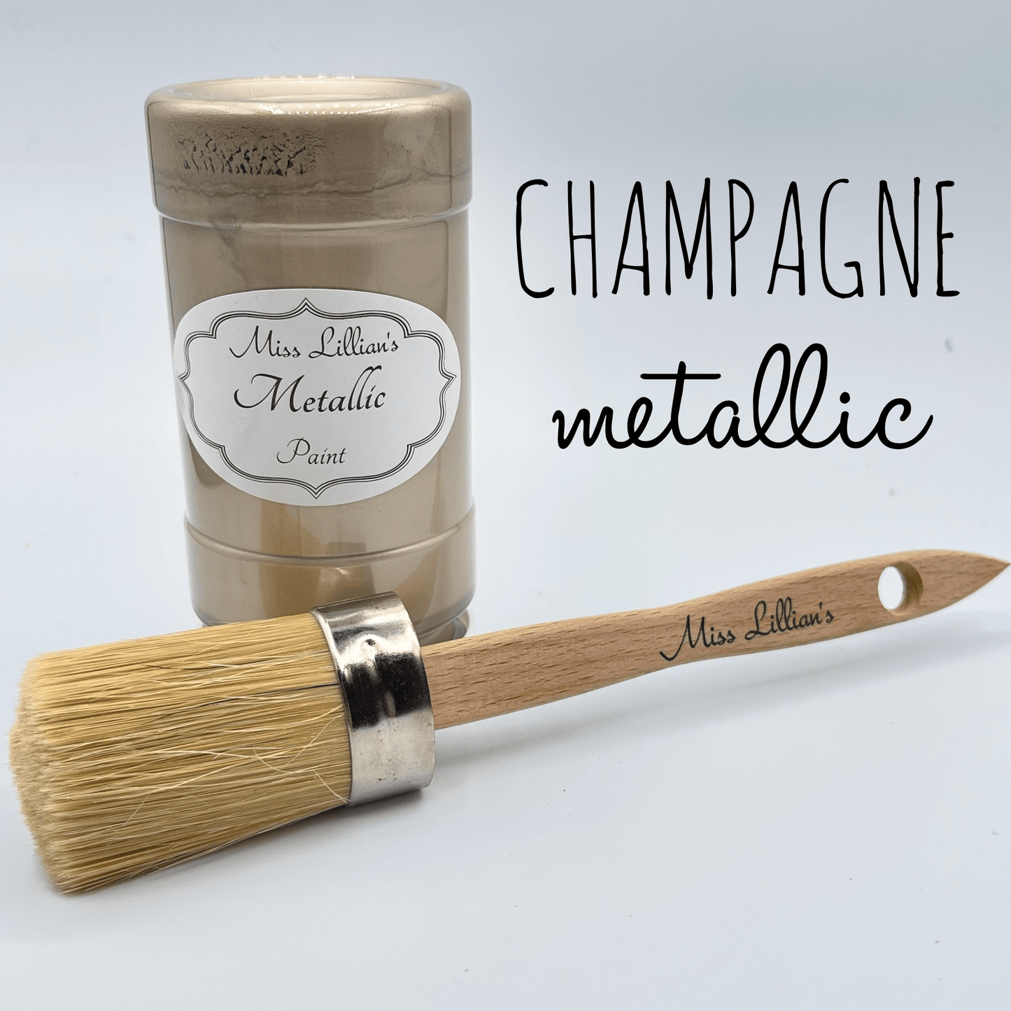 Miss Lillian's Metallic-Champagne