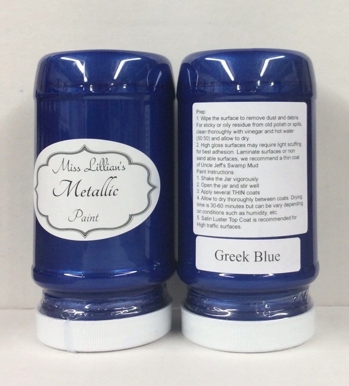 Miss Lillian's Metallic Paint - Greek Blue