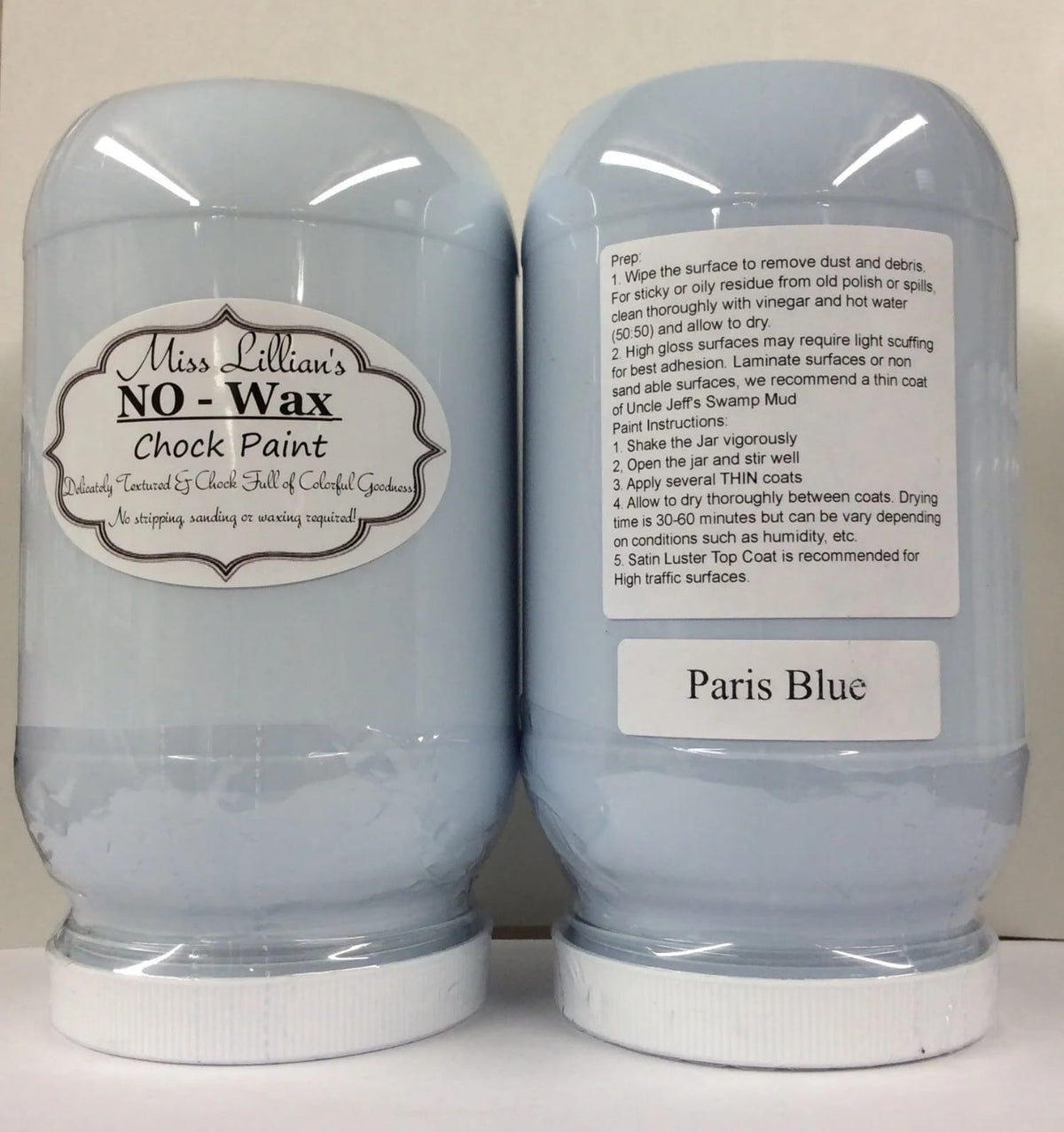 Miss Lillian's NO WAX Chock Paint - Paris Blue