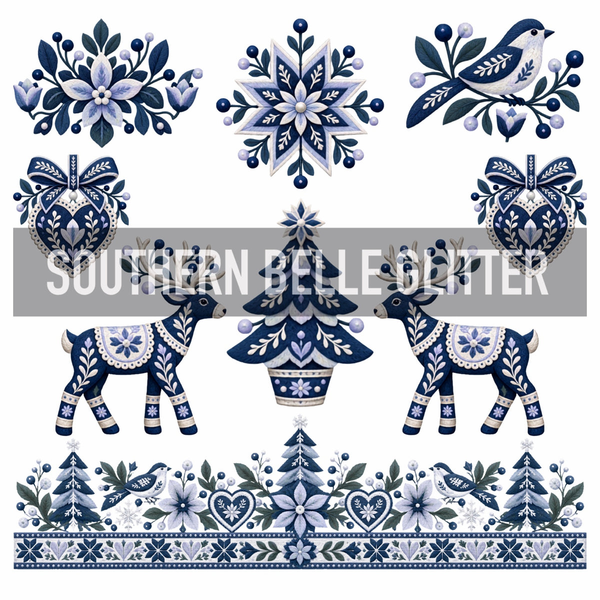 Nordic Winter Folk 10x10 UVDTF