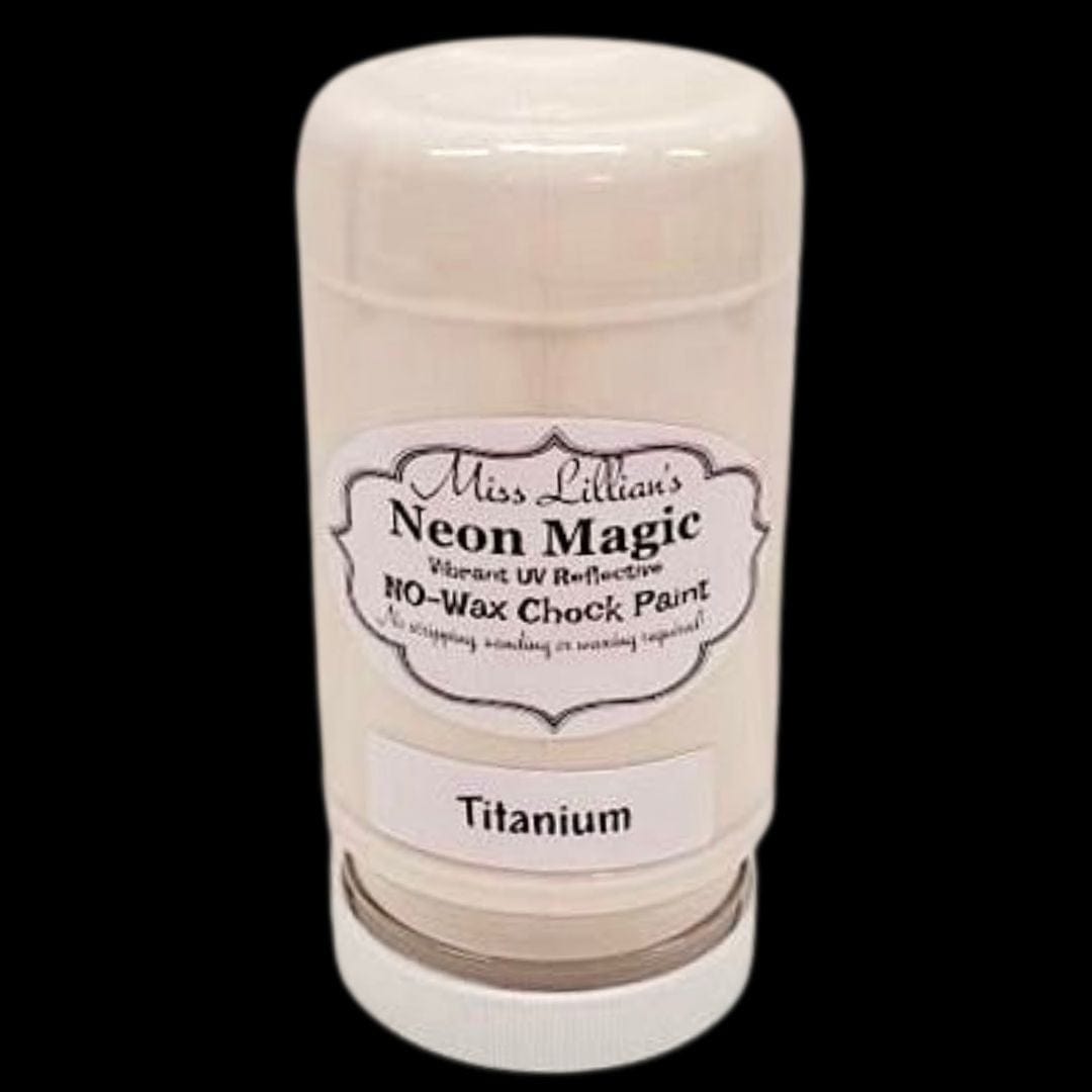 TITANIUM-NEON No Wax Chock Paint (Bright White)