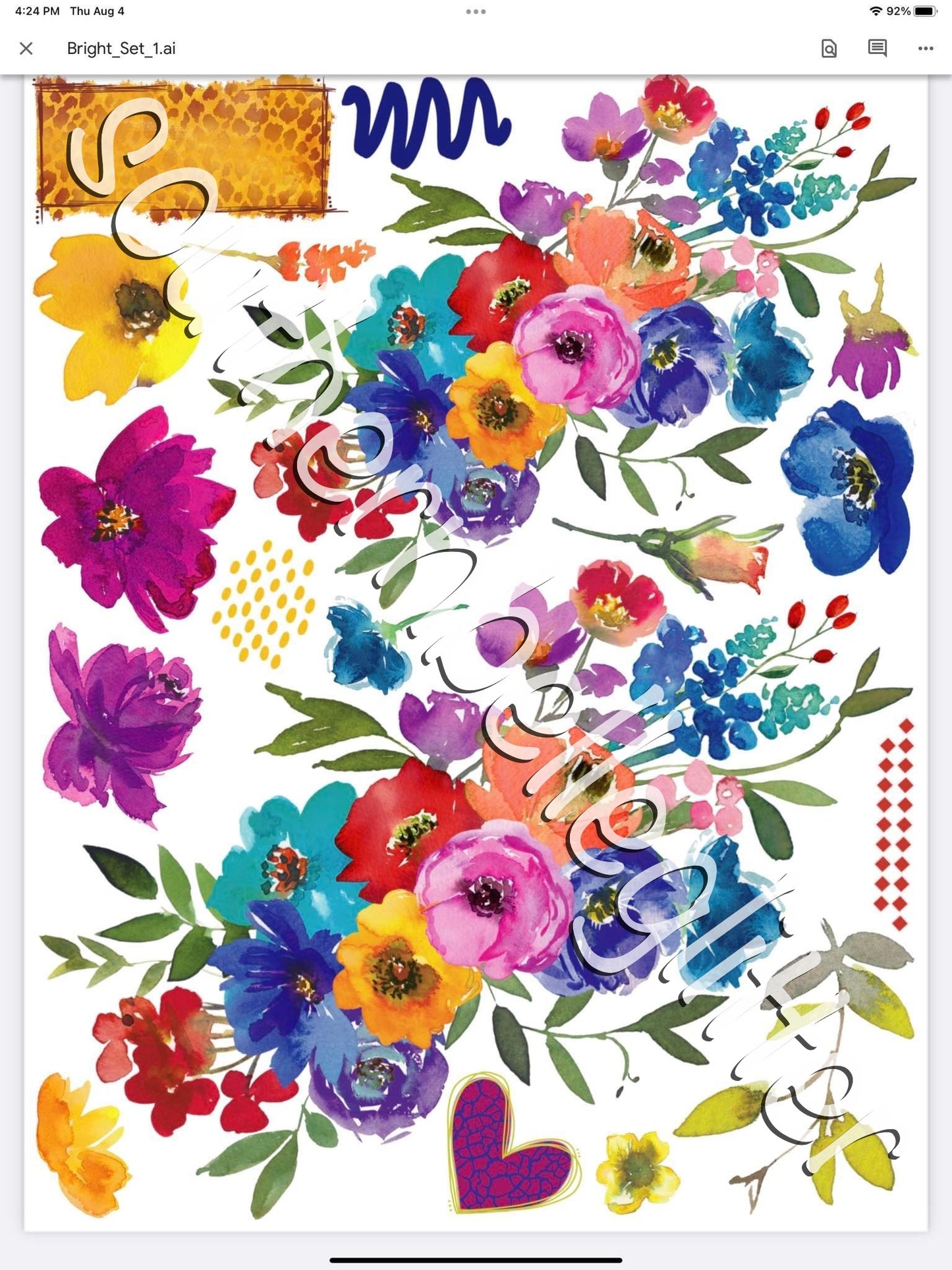 Glamour Tribe Bright Florals