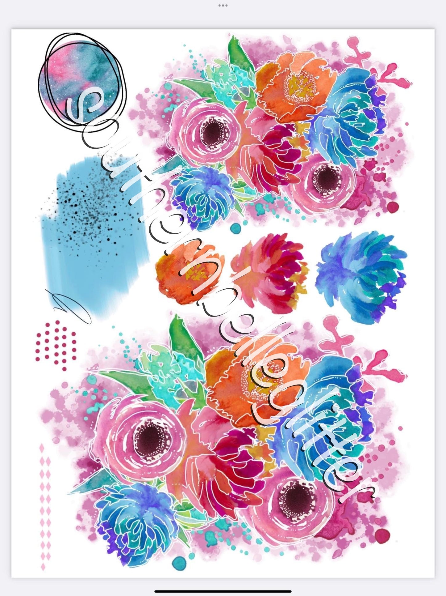 Glamour Tribe Bright Florals