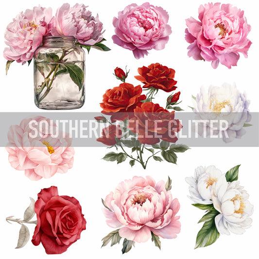 Peonies & Roses
