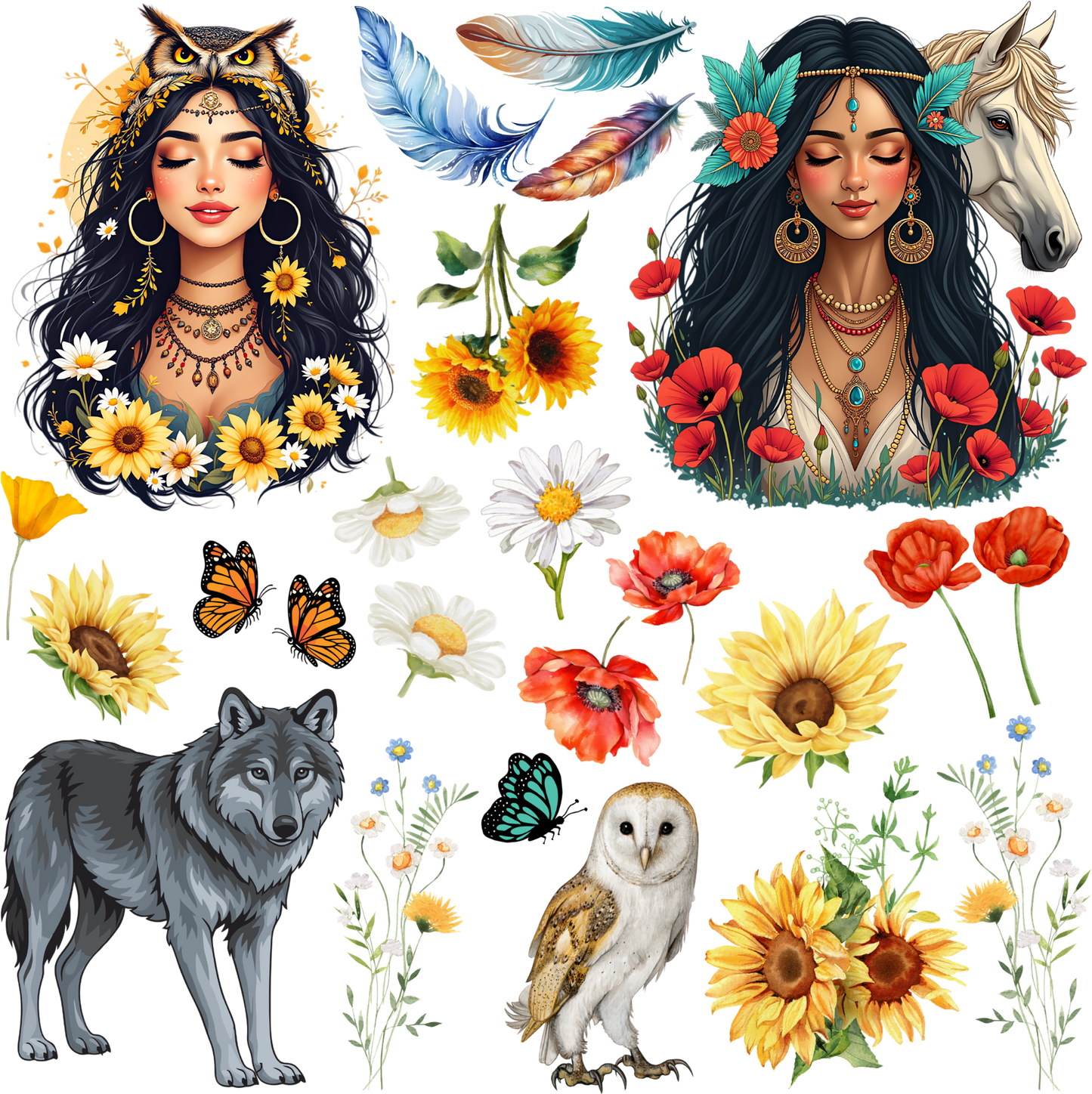 Boho Girls I