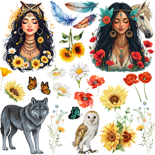 Boho Girls I