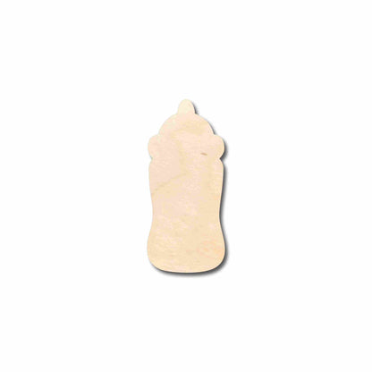 Unfinished Wood Baby Bottle Silhouette - Craft- up to 46" DIY