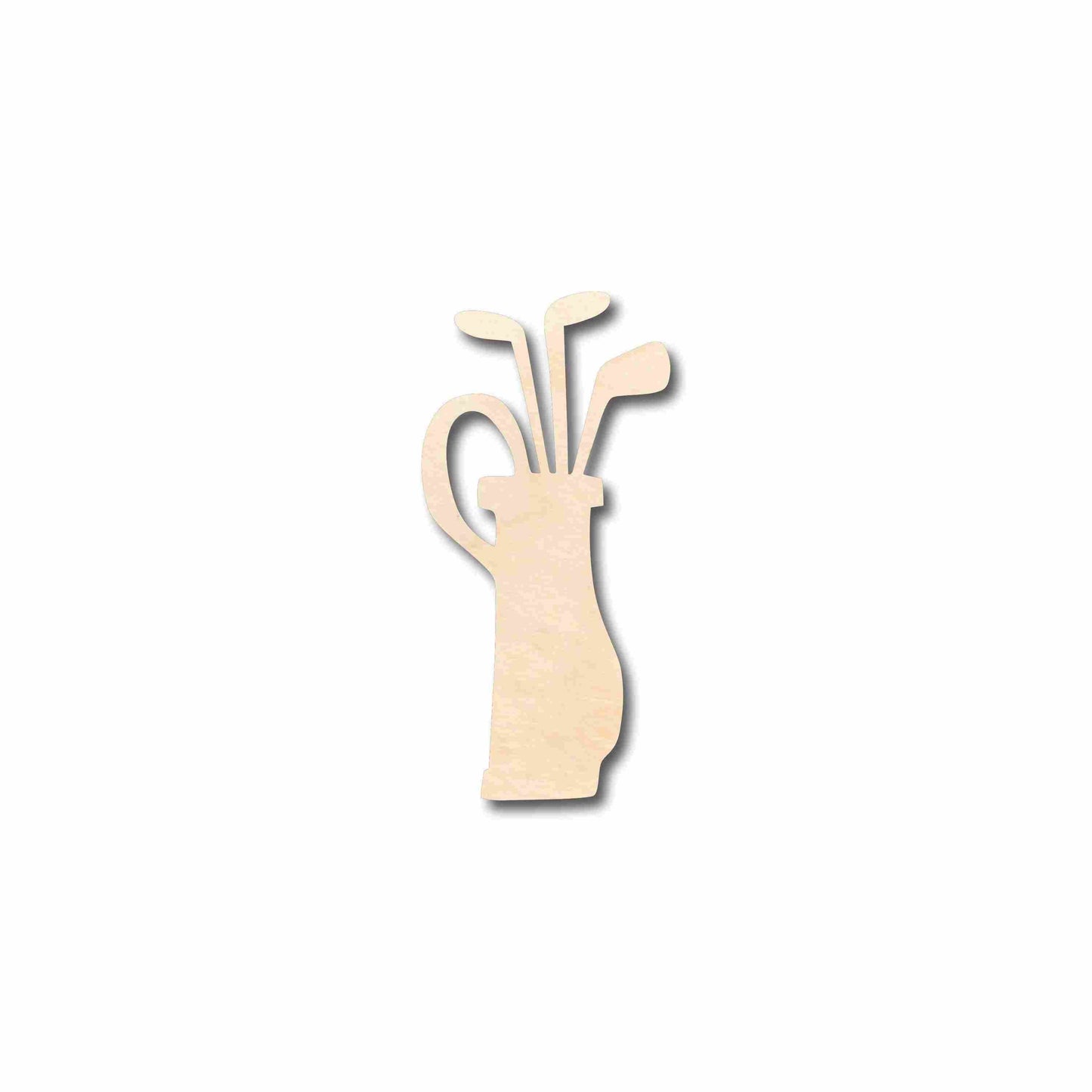 Unfinished Wood Golf Bag Silhouette - Craft- up to 46" DIY