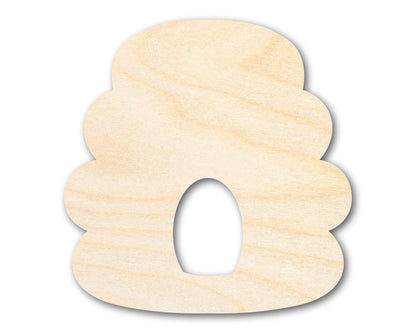 Unfinished Wood Beehive Shape - Craft - up to 46"