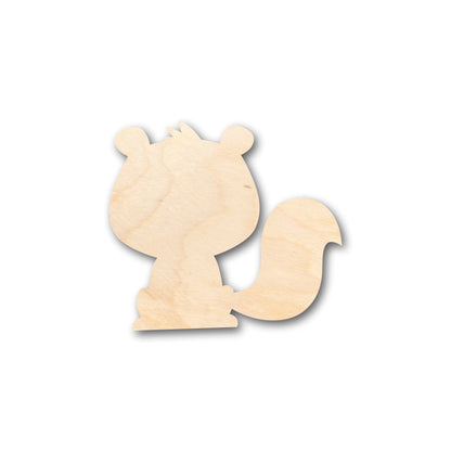 Unfinished Wood Baby Skunk Shape - Craft - up to 46" DIY