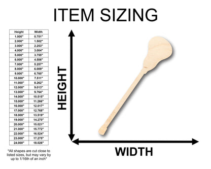 Unfinished Wood Lacrosse Stick Shape - Craft - up to 46" DIY
