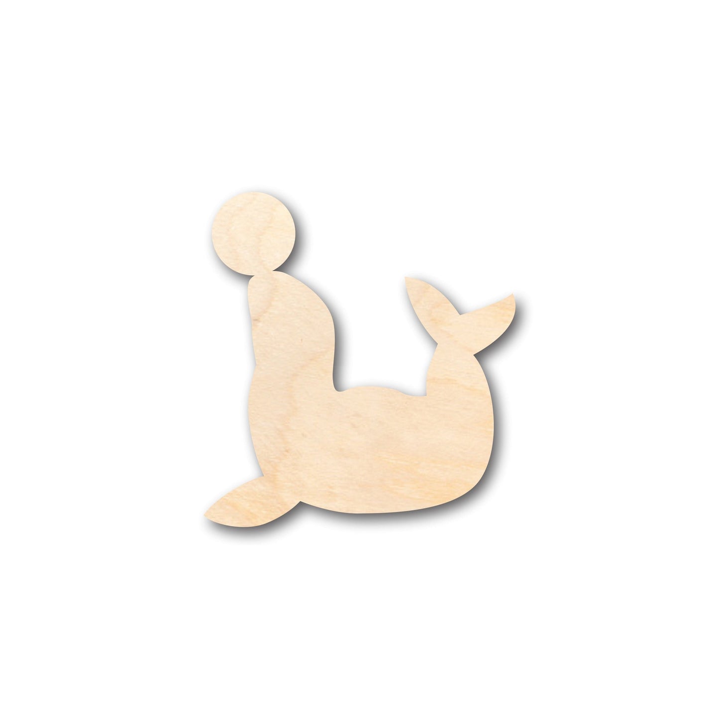 Unfinished Wood Seal with Ball Shape - Craft - up to 46" DIY