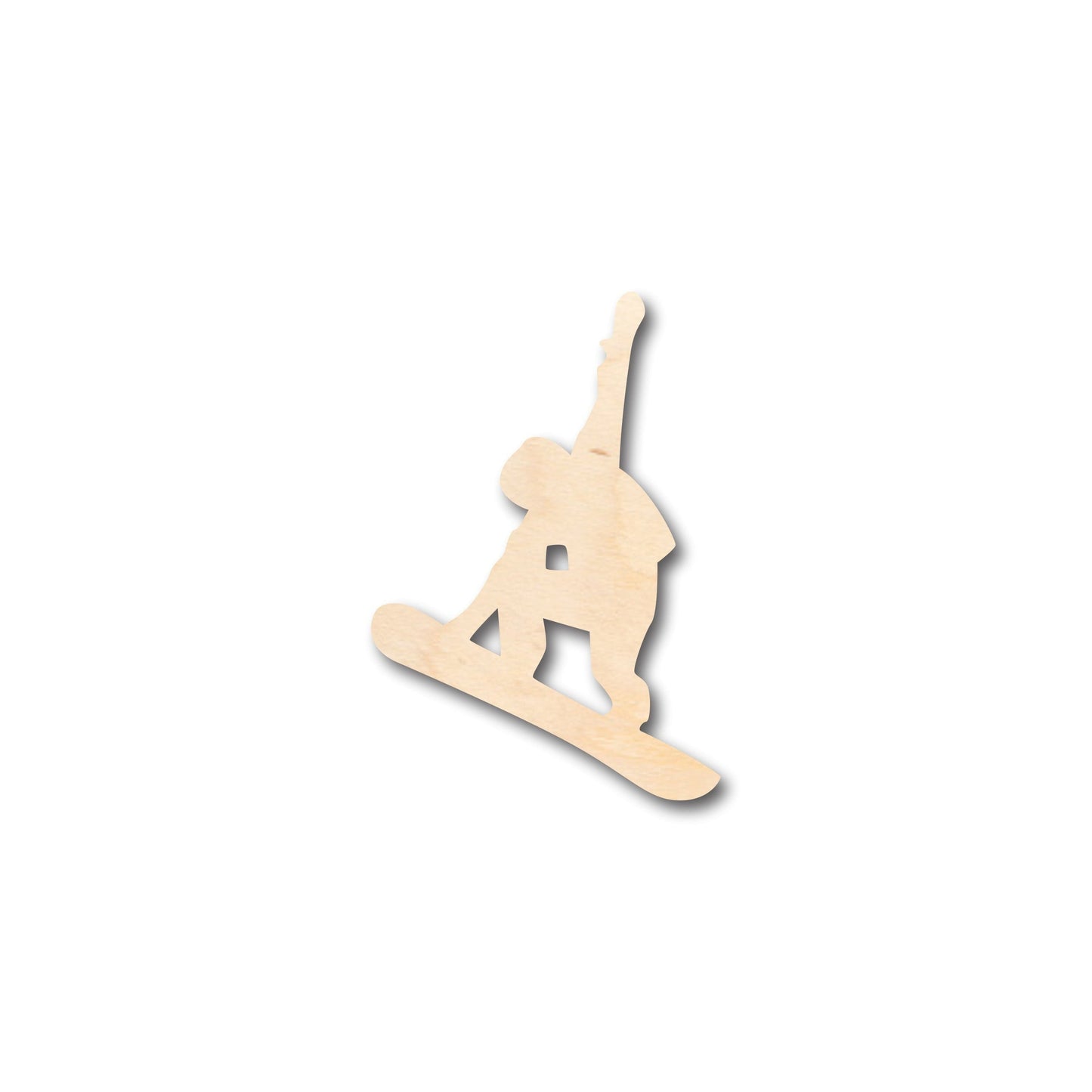 Unfinished Wood Snowboarding Shape - Craft - up to 46" DIY