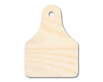 Unfinished Wood Cow Tag Shape - Farm Craft - up to 46" DIY