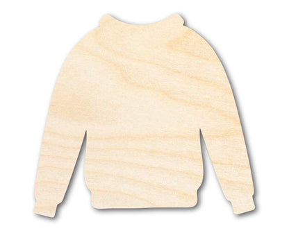 Unfinished Wood Sweater Silhouette | DIY Winter Craft Cutout | up to 46" DIY