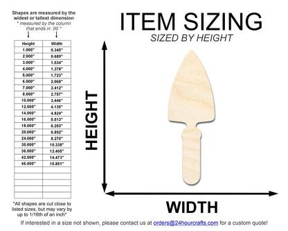 Unfinished Garden Shovel Shape | DIY Craft Cutout | up to 46" DIY