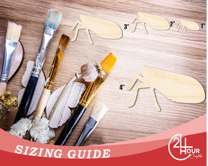 Unfinished Lanternfly Shape | DIY Craft Cutout | up to 46" DIY