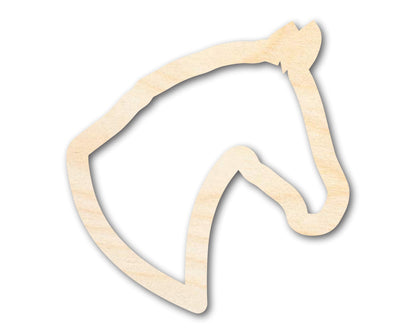 Unfinished Wood Horse Outline Shape | DIY Craft Cutout | up to 46" DIY