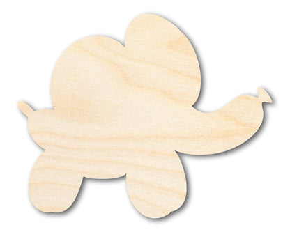 Unfinished Wood Balloon Elephant Shape | DIY Craft Cutout | up to 46" DIY