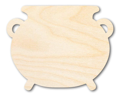 Unfinished Wood Cauldron Shape | DIY Craft Cutout | up to 46" DIY