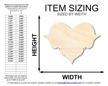Unfinished Wood Ram Mascot Shape | DIY Craft Cutout | up to 46" DIY