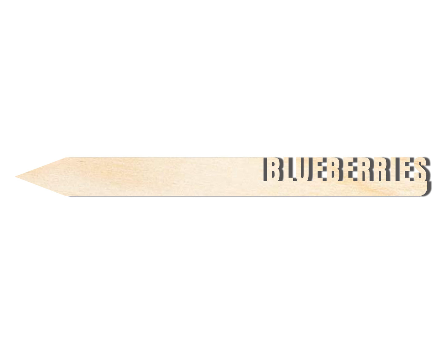 Unfinished Wood Blueberries Garden Stake | DIY Craft Cutout | up to 24" DIY