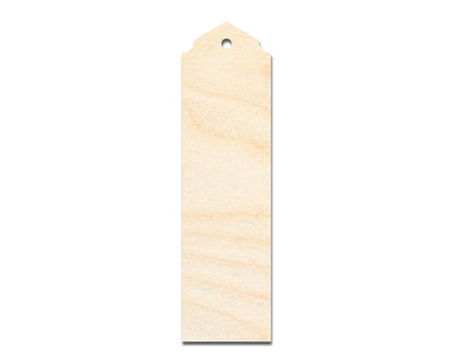 Unfinished Wood Curved And Pointed Bookmark Shape | DIY Craft Cutout | up to 12" DIY