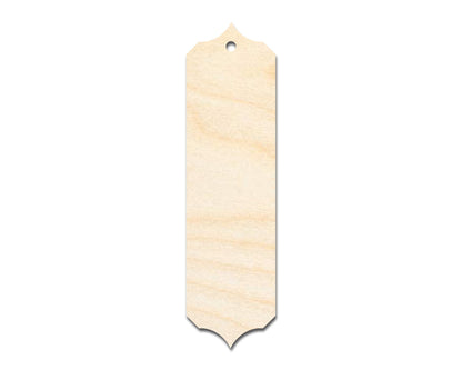 Unfinished Wood Sharp Pointp Bookmark Shape | DIY Craft Cutout | up to 12" DIY