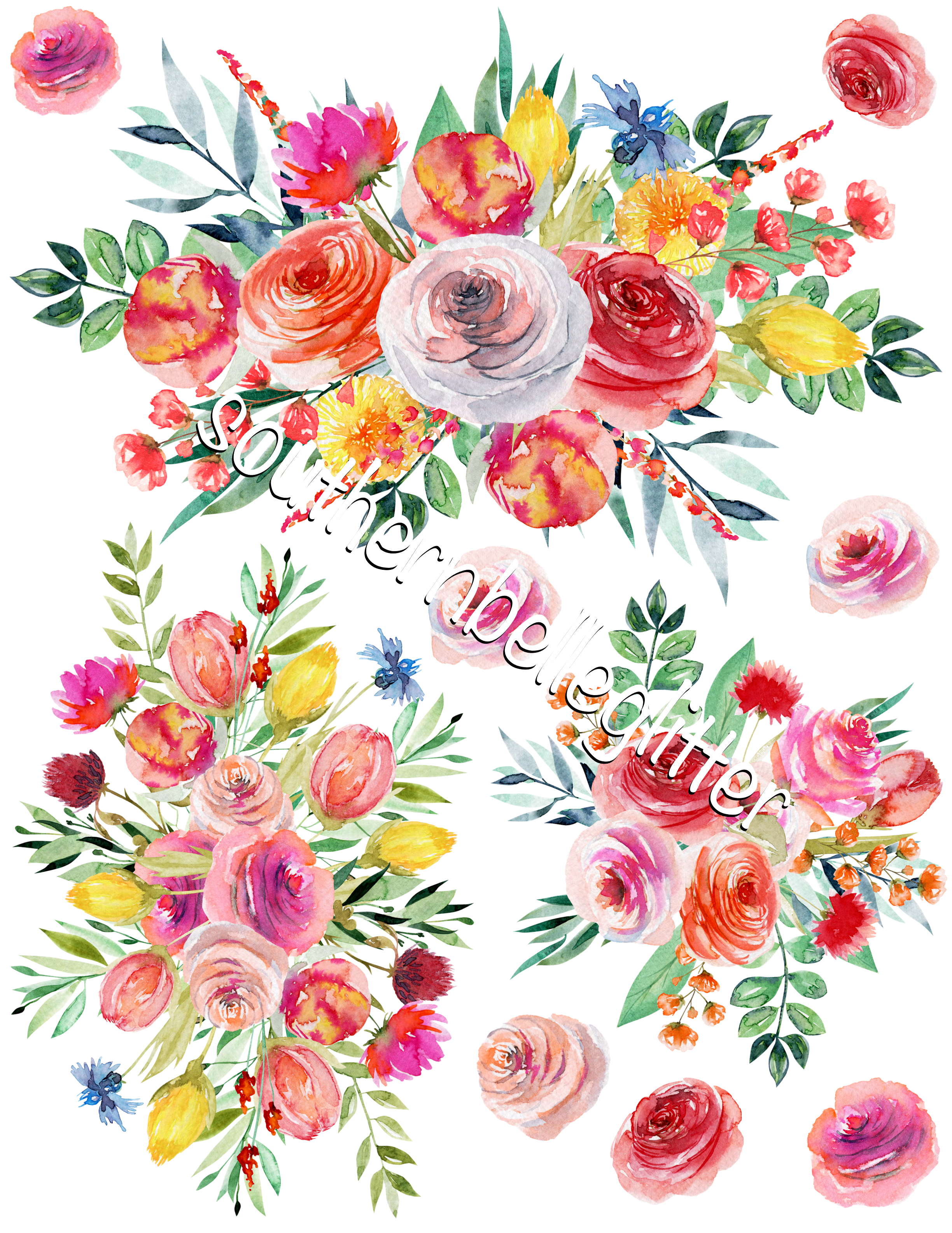 BBB Bright Pink Floral