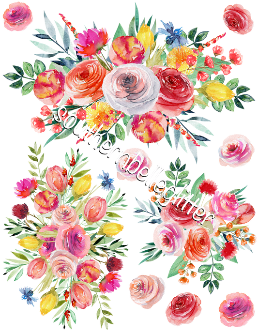 BBB Bright Pink Floral