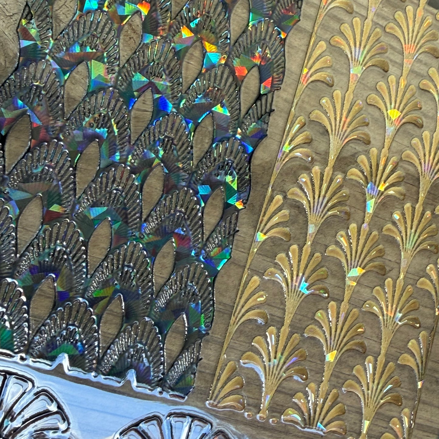 Cracked Holographic Art Deco II