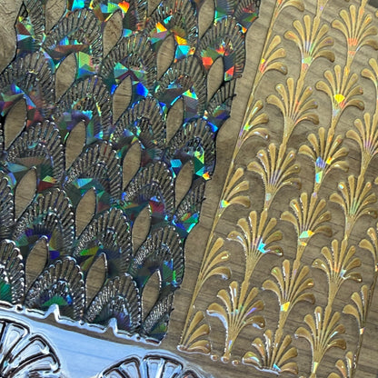 Cracked Holographic Art Deco II