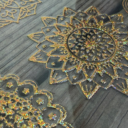 Gold Glitter Mandala