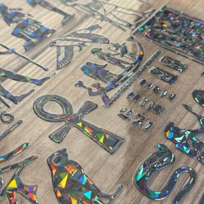 Black Holographic Egyptian