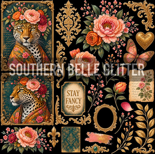Stay Fancy Leopard