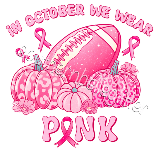 In October we Wear Pink(football)