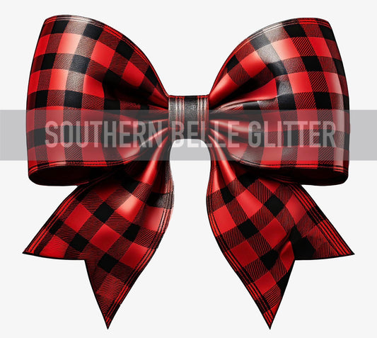 Buffalo Plaid Bow