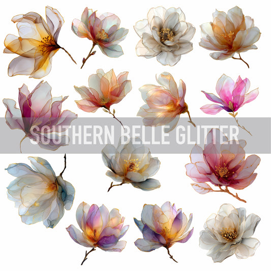 Abstract Magnolias